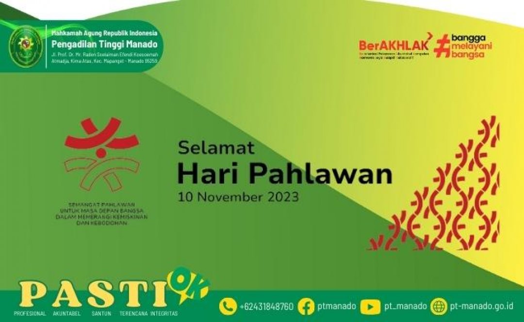 UPACARA HARI PAHLAWAN TAHUN 2023 UPACARA HARI PAHLAWAN TAHUN 2023